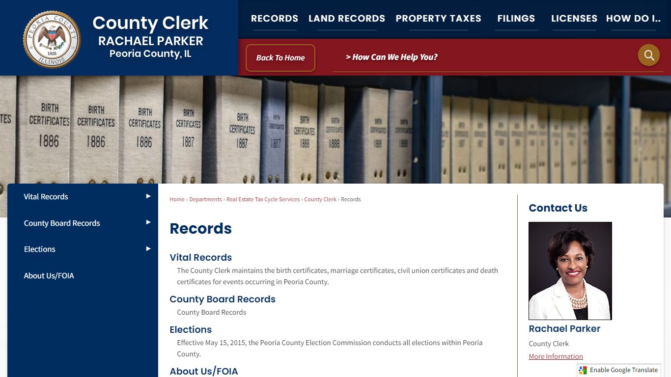 Records | Peoria County, IL